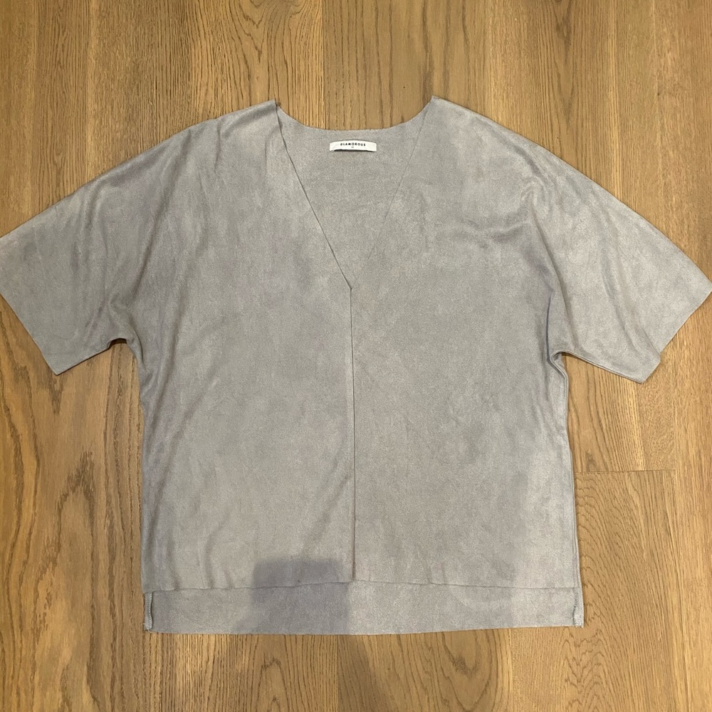 GLAMOROUS Suede Top